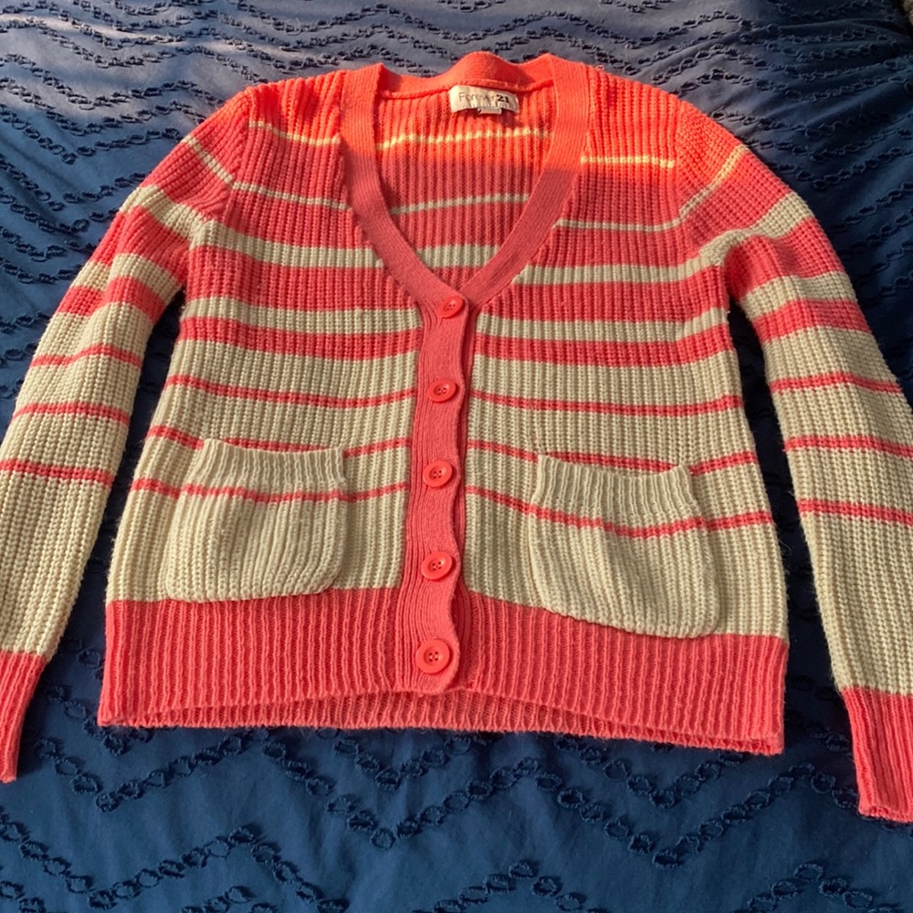 Forever 21 oversized button up cardigan